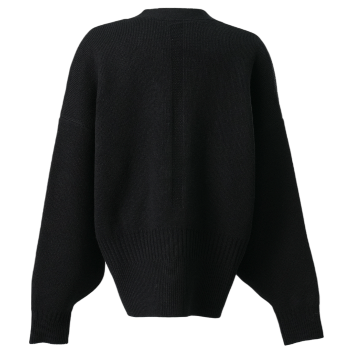 WOOL MILAN CARDIGAN / BLACK