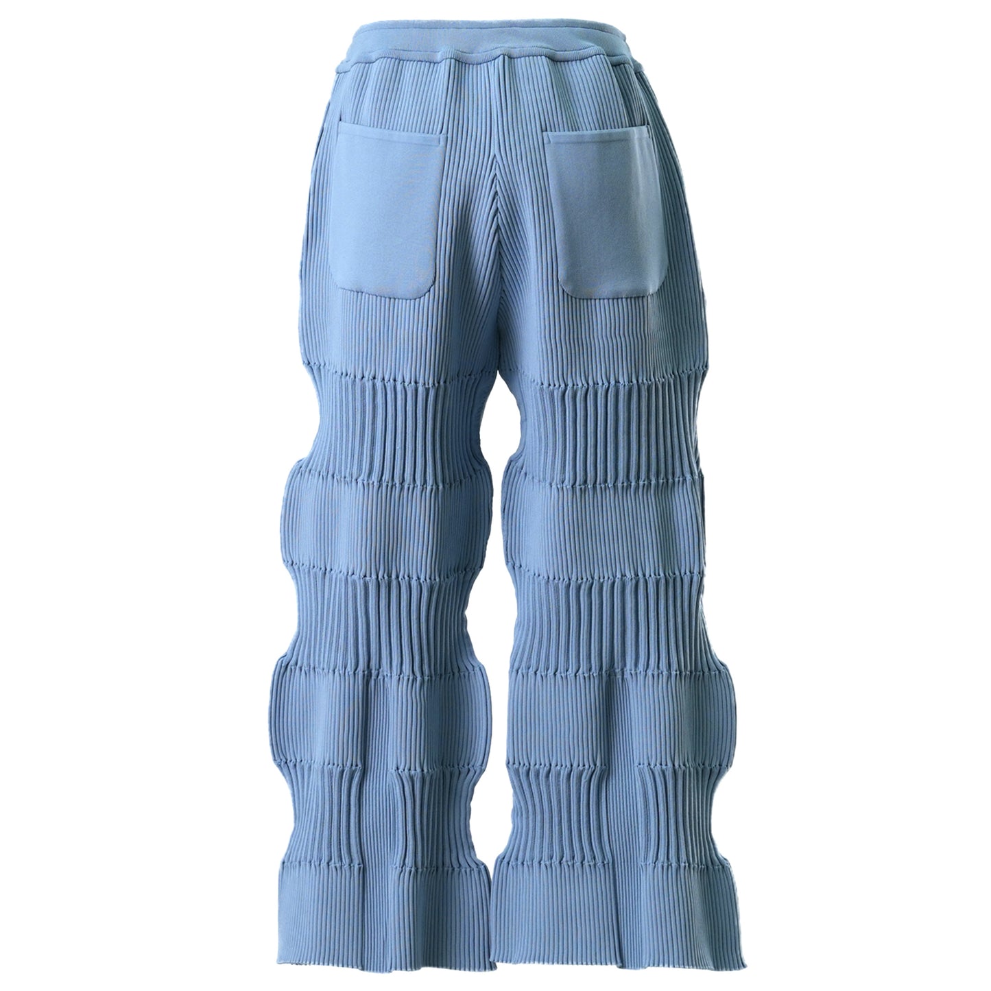 FLUTED PANTS / ROBIN EGG BLUE