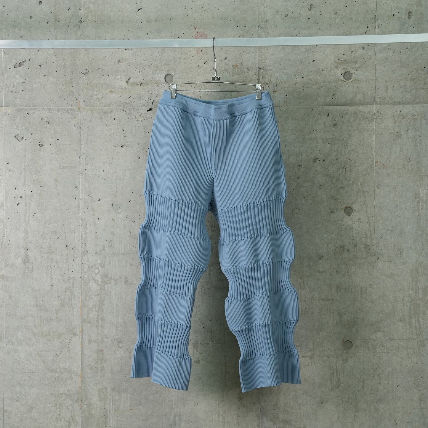 FLUTED PANTS / ROBIN EGG BLUE