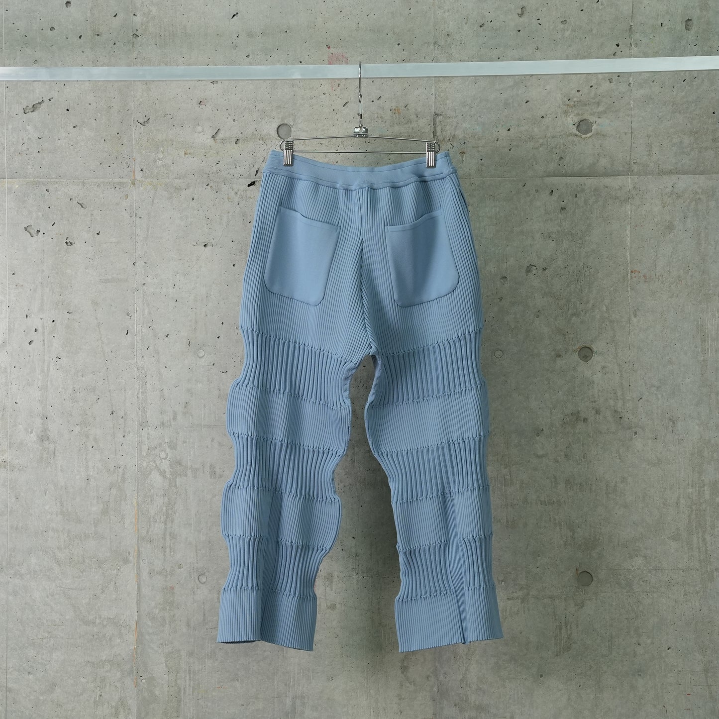 FLUTED PANTS / ROBIN EGG BLUE