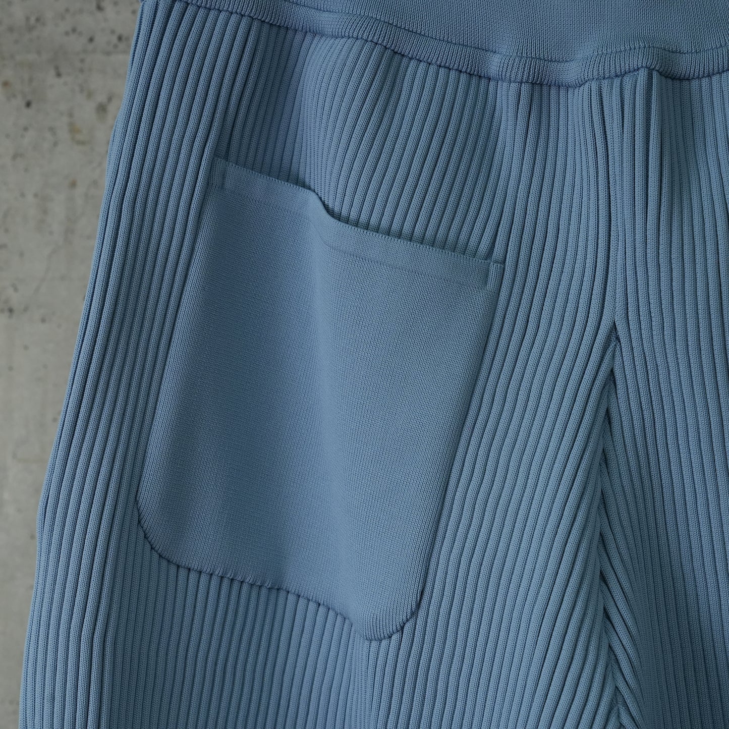 FLUTED PANTS / ROBIN EGG BLUE