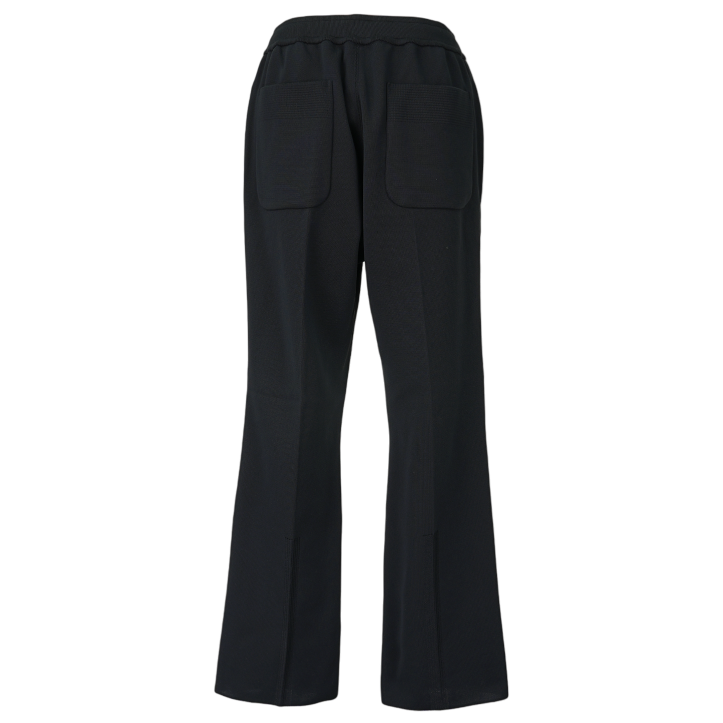 MILAN RIB STRAIGHT PANTS / BLACK