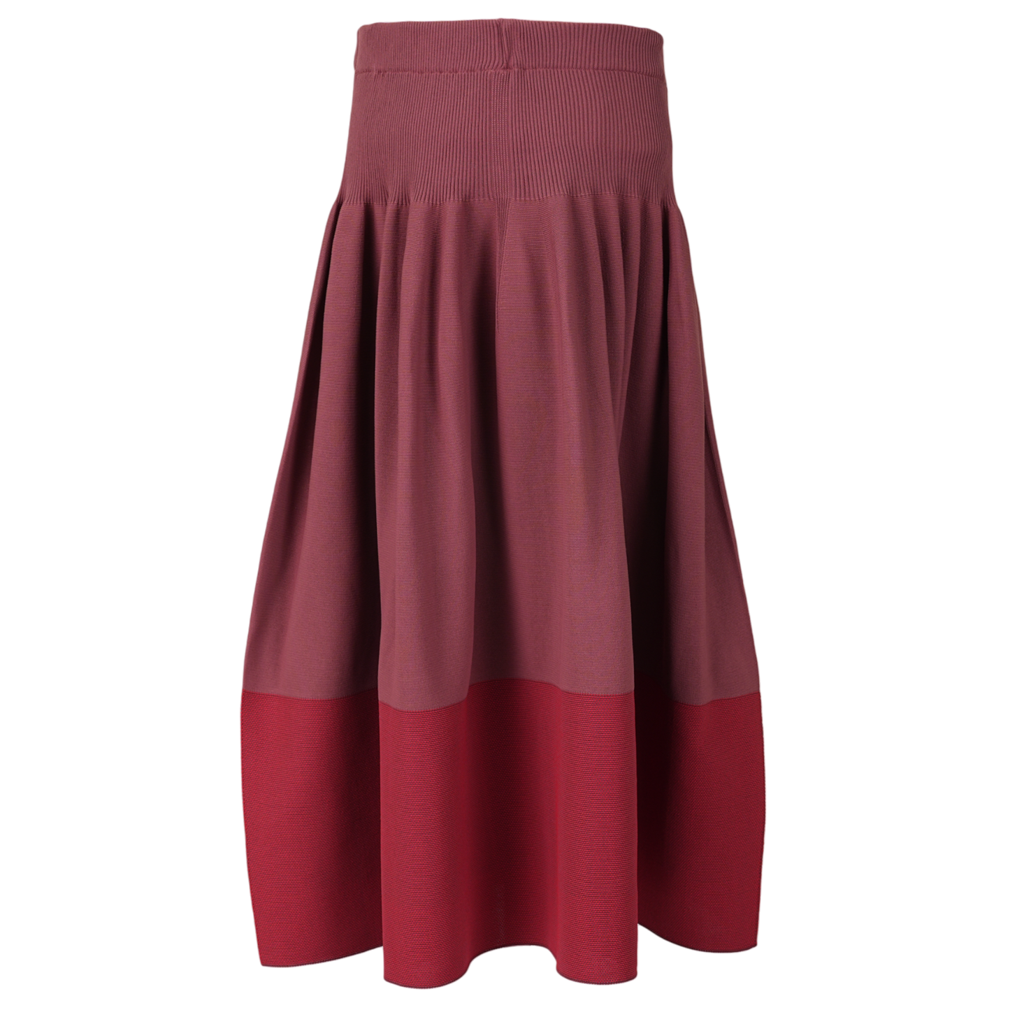 RIVULET SKIRT / RED/MAROON/RED