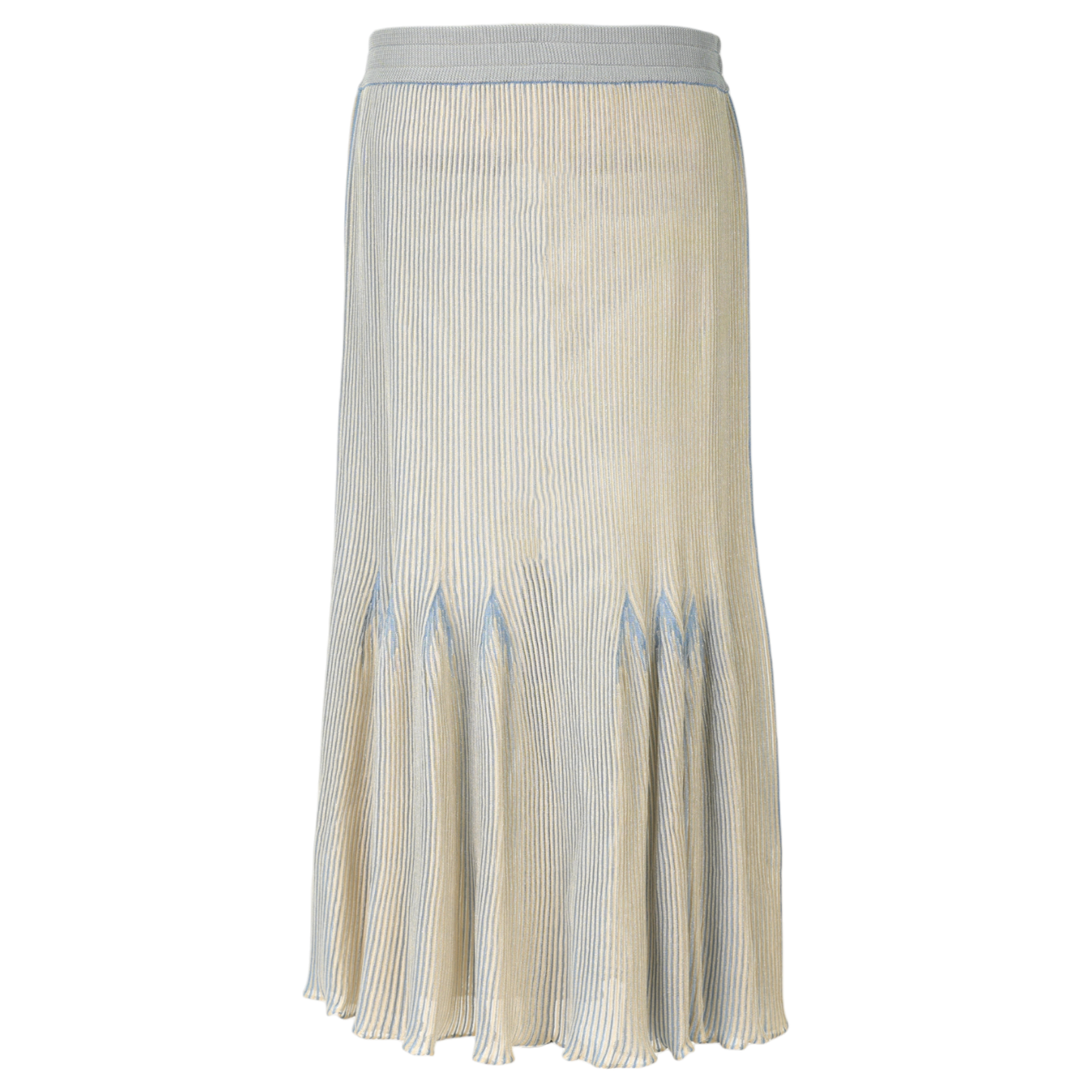 HYPHA LUCENT MERMAID SKIRT / BLUE/BISQUE BEIGE