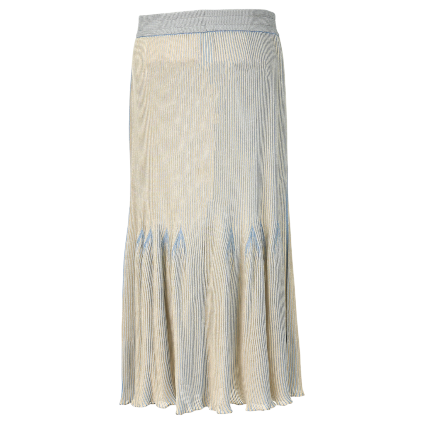 HYPHA LUCENT MERMAID SKIRT / BLUE/BISQUE BEIGE