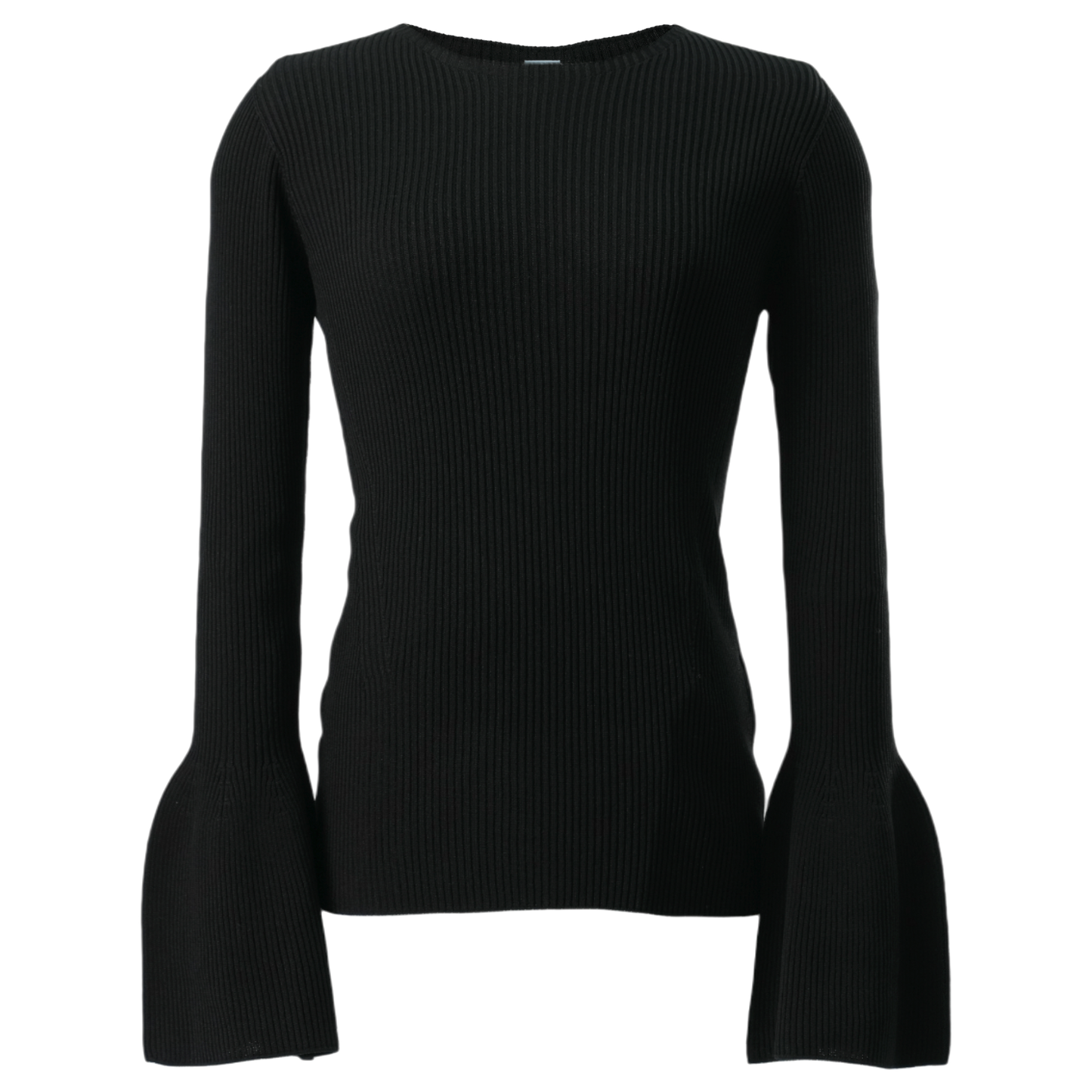 SOFT PORTRAIT BELL SLEEVE TOP / BLACK