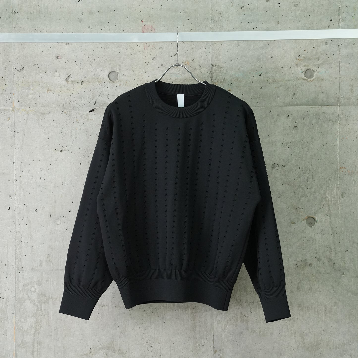 FA?ADE WOOL PULLOVER / BLACK