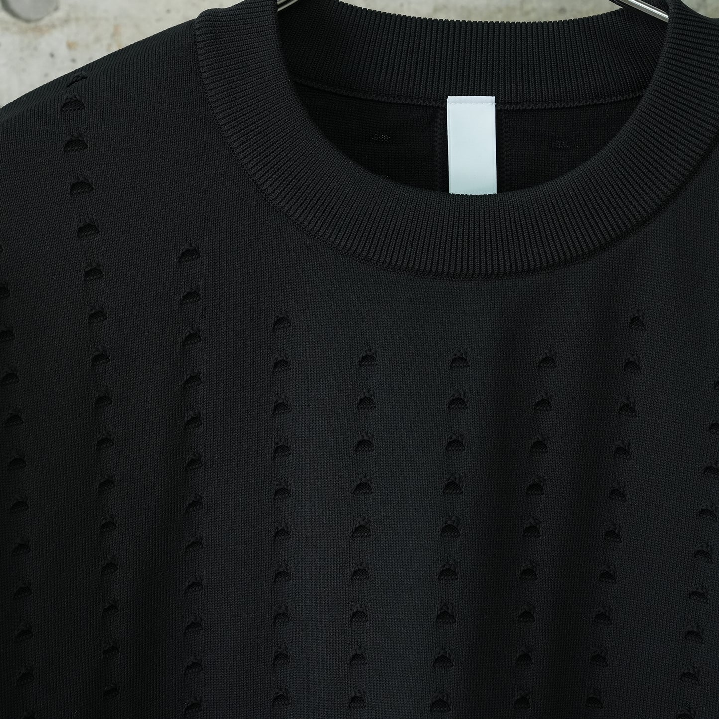 FA?ADE WOOL PULLOVER / BLACK