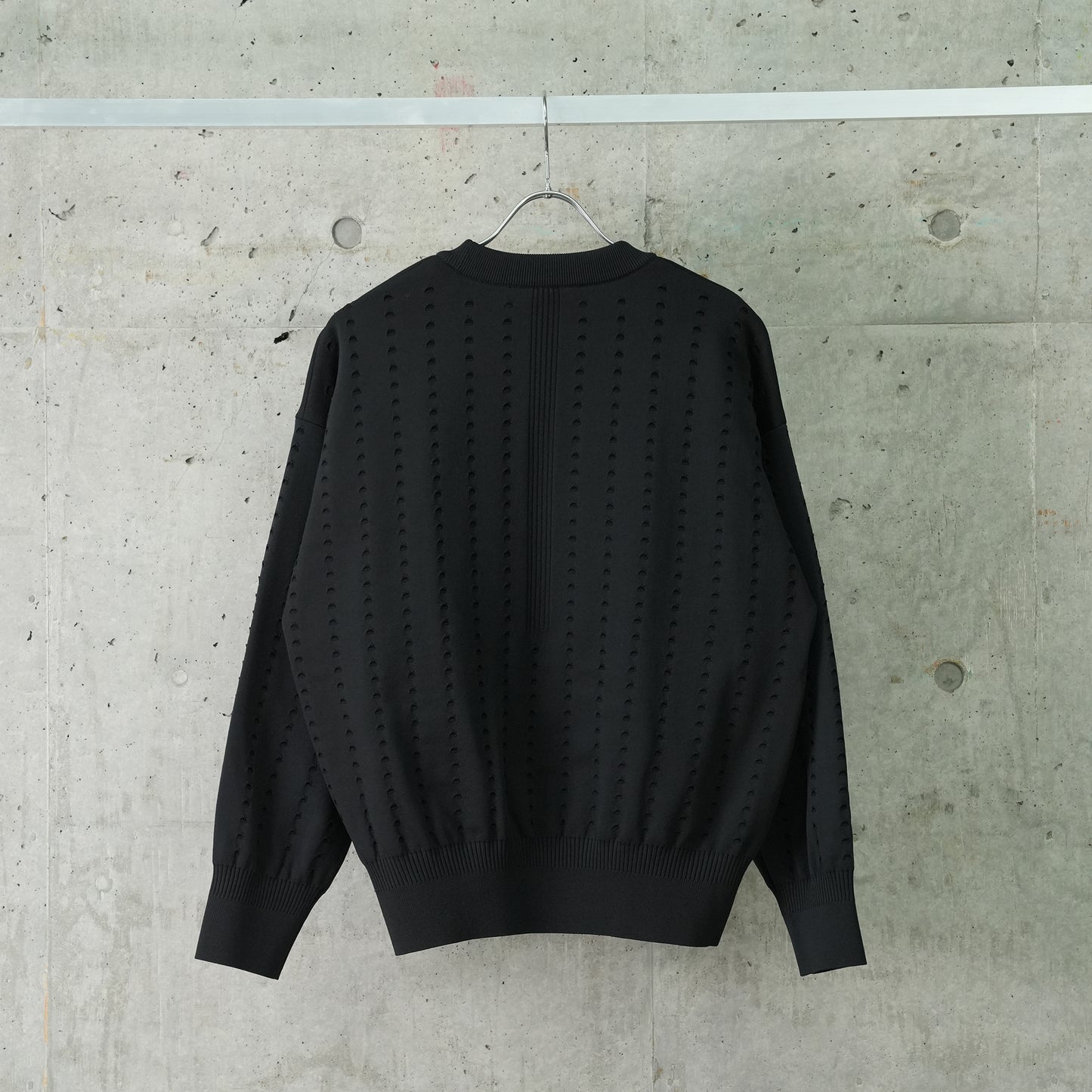 FA?ADE WOOL PULLOVER / BLACK