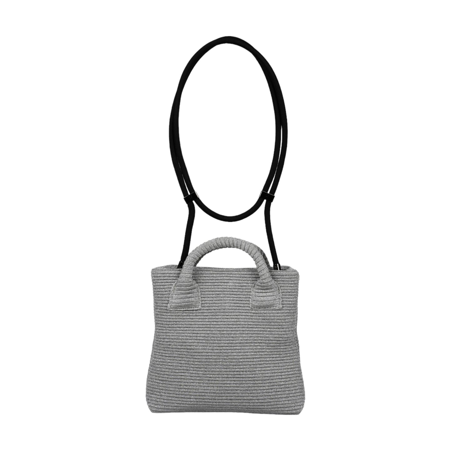 STRATUM METAL HAND BAG / SILVER