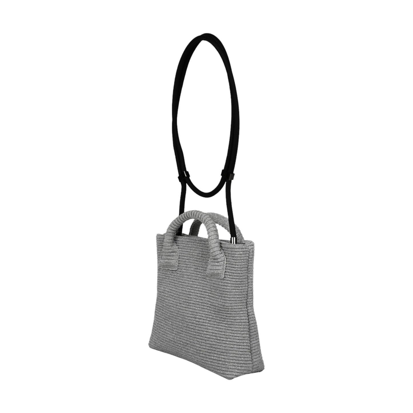 STRATUM METAL HAND BAG / SILVER