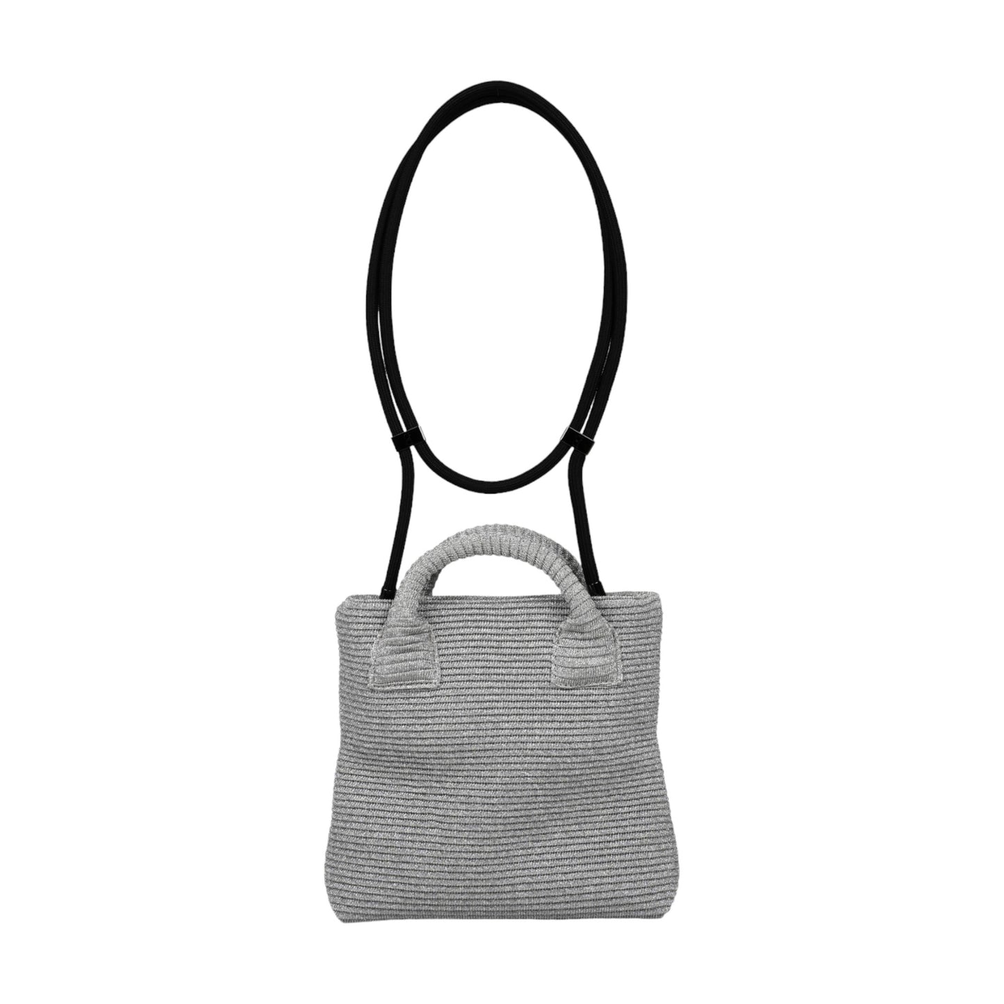 STRATUM METAL HAND BAG / SILVER