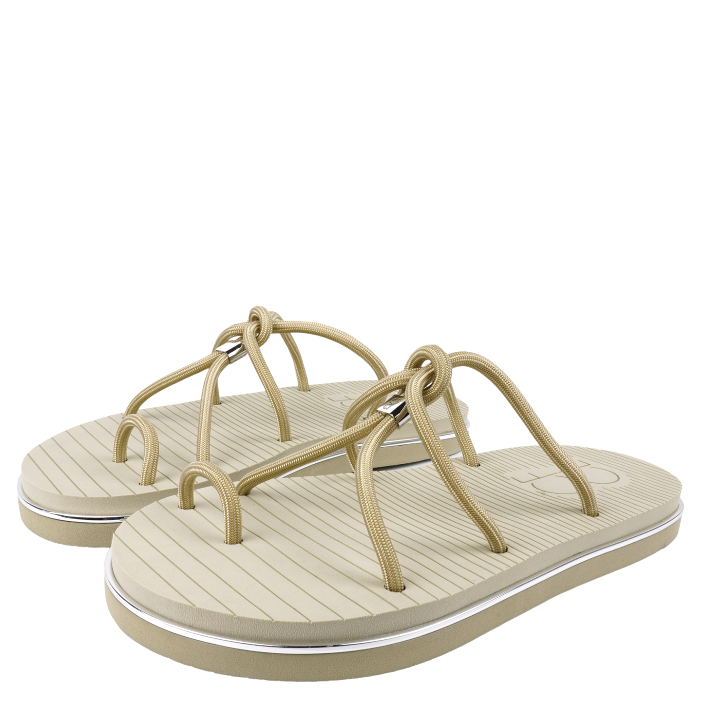 CORD STRAP SANDALS / BEIGE