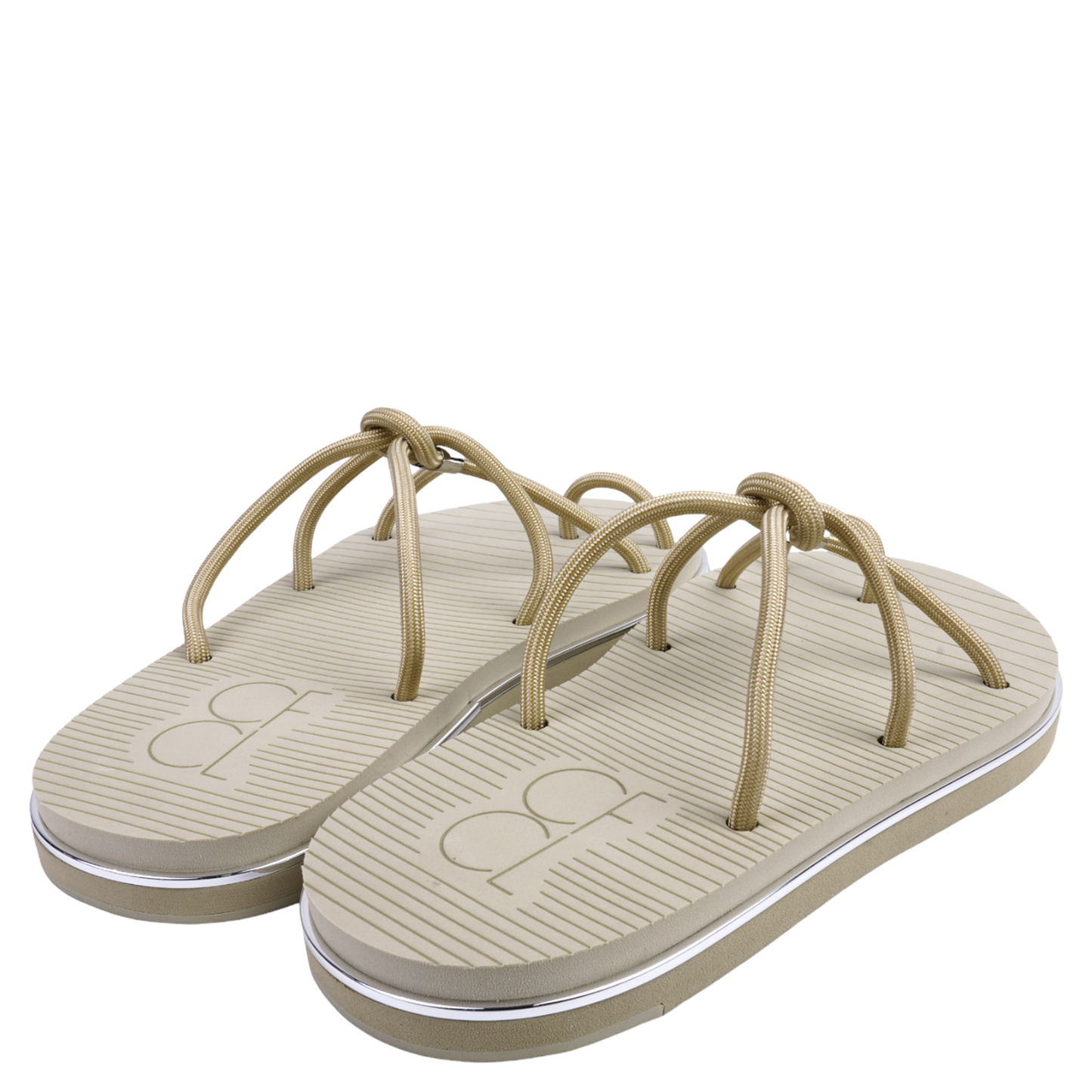 CORD STRAP SANDALS / BEIGE