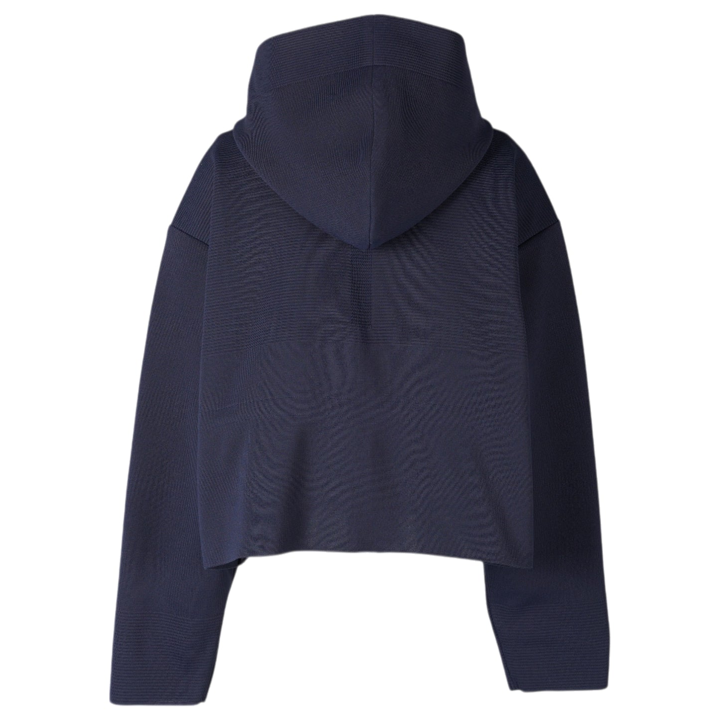 MILAN CROPPED HOODIE JACKET / NAVY