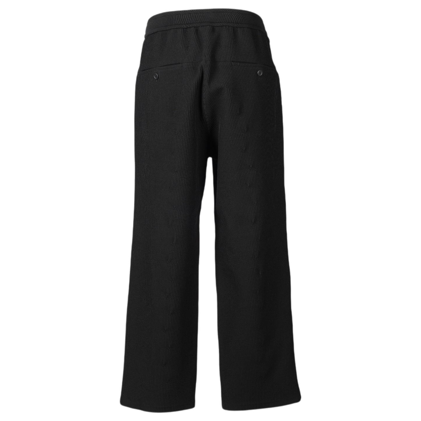 SOFT HYPHA STRAIGHT PANTS / BLACK