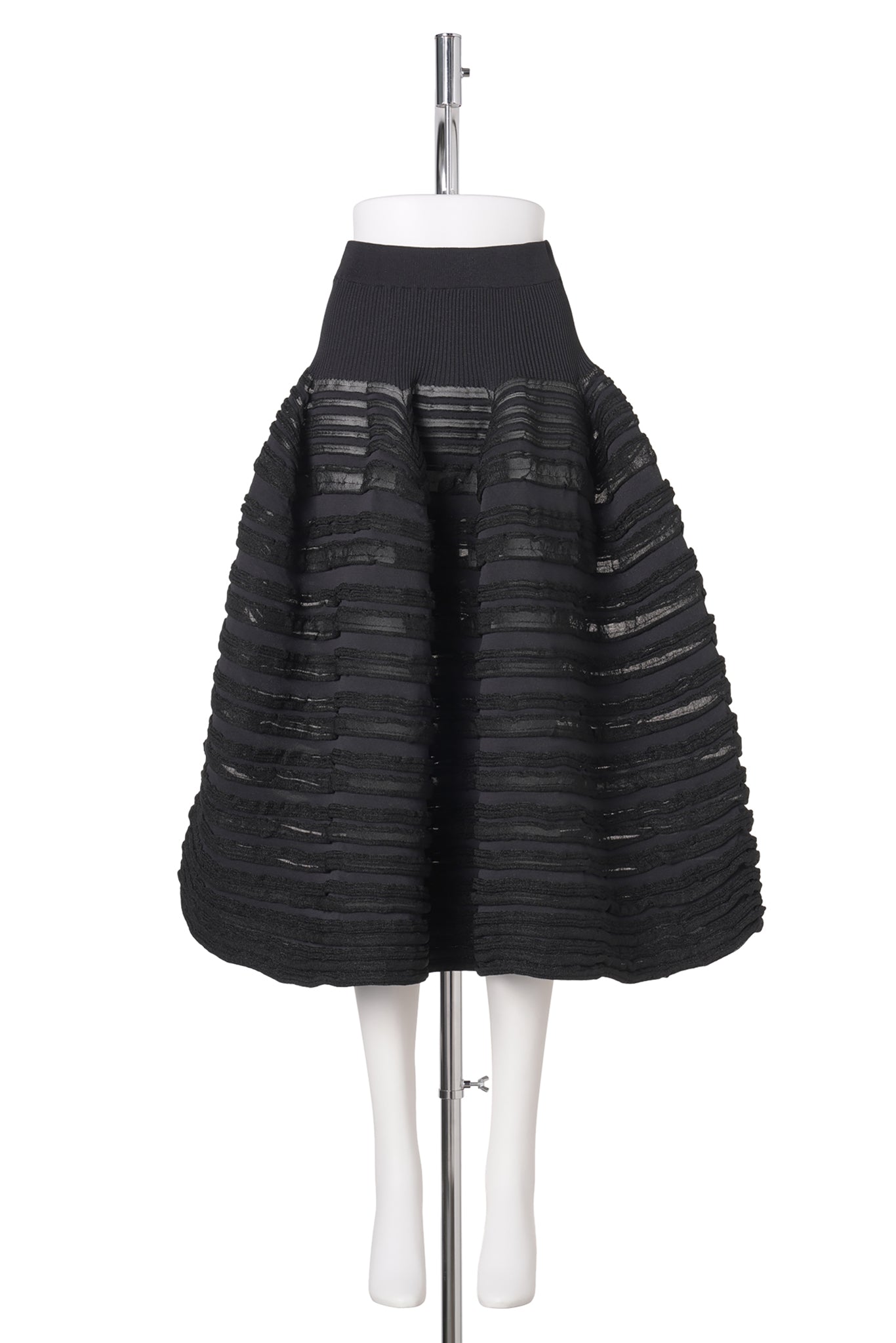 POTTERY SWELL GLITTER-SKIRT / 119K:BLACK