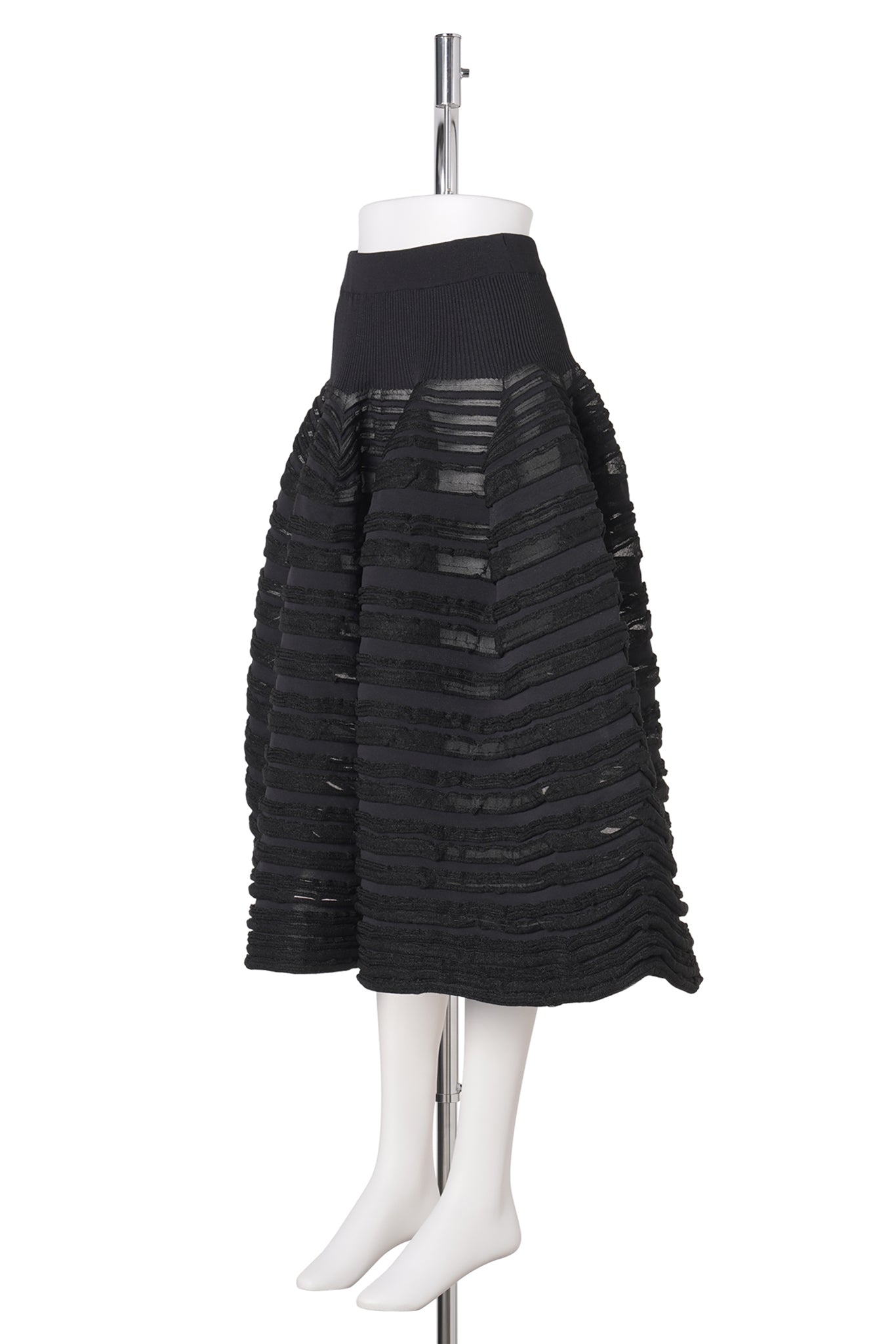 POTTERY SWELL GLITTER-SKIRT / 119K:BLACK