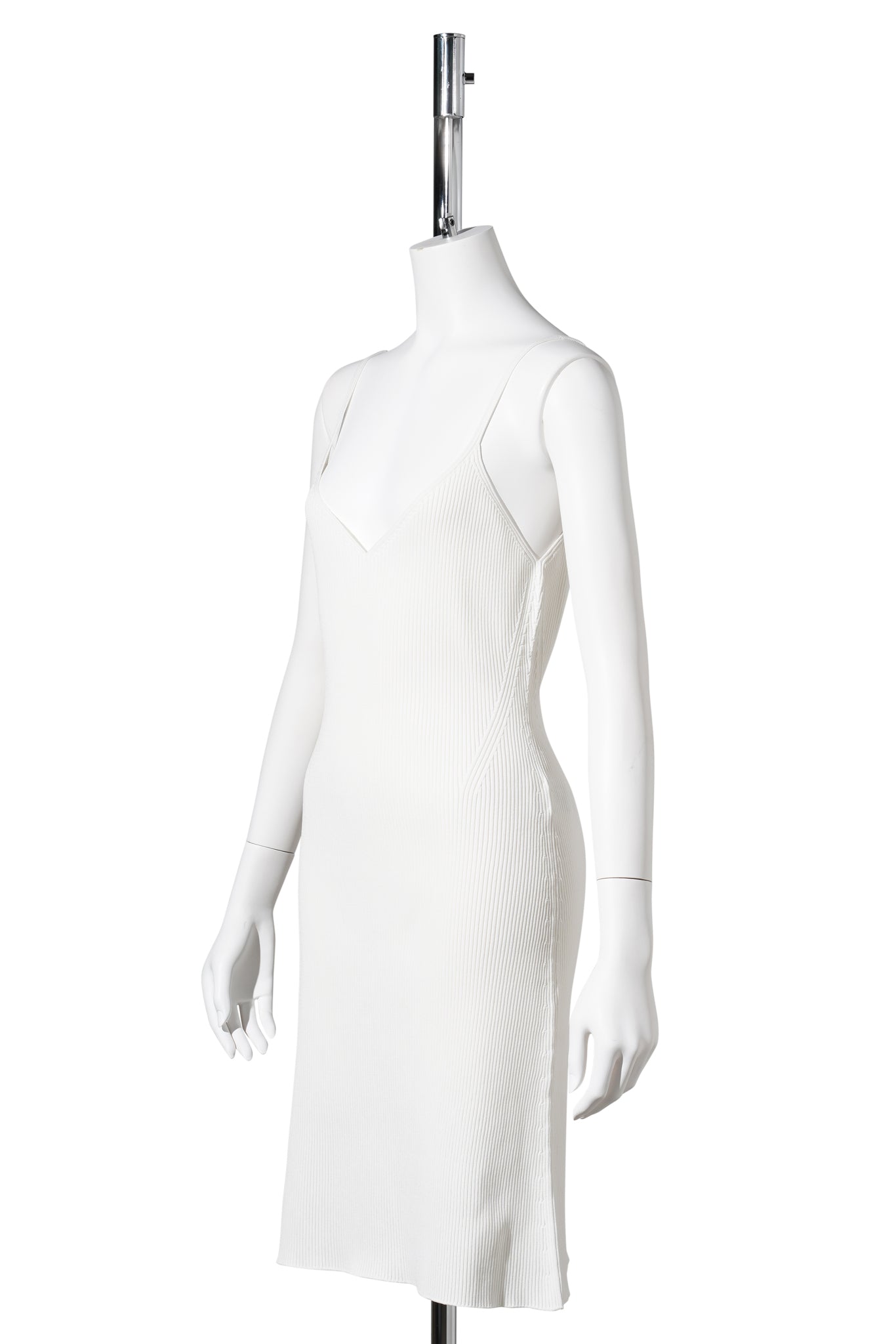 PORTRAIT-CAMISOLE DRESS / WHITE