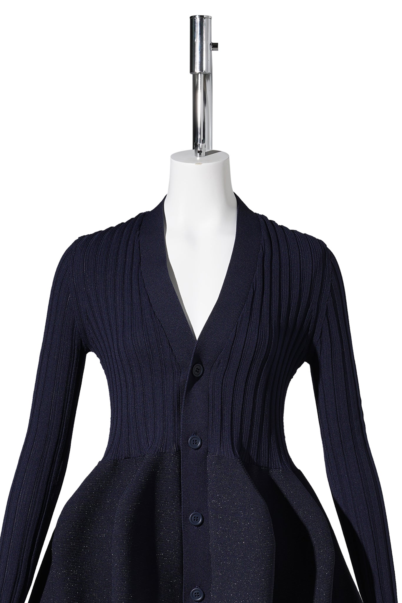 POTTERY GLITTER-CARDIGAN / NAVY/BLACK