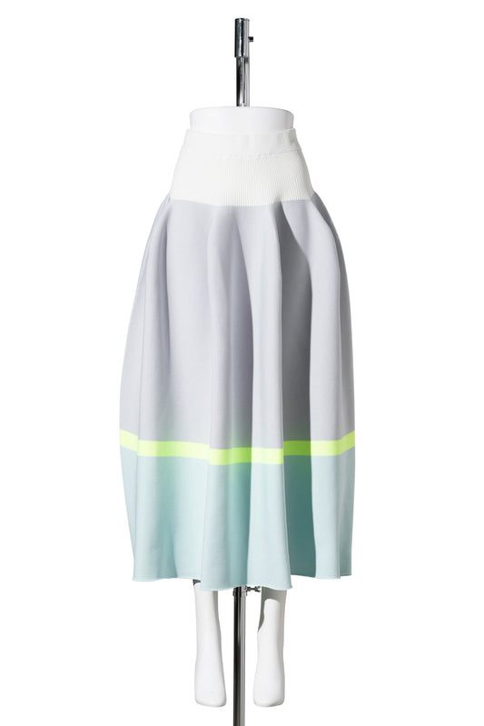 POTTERY-SKIRT / HAZE GRAY MULTI