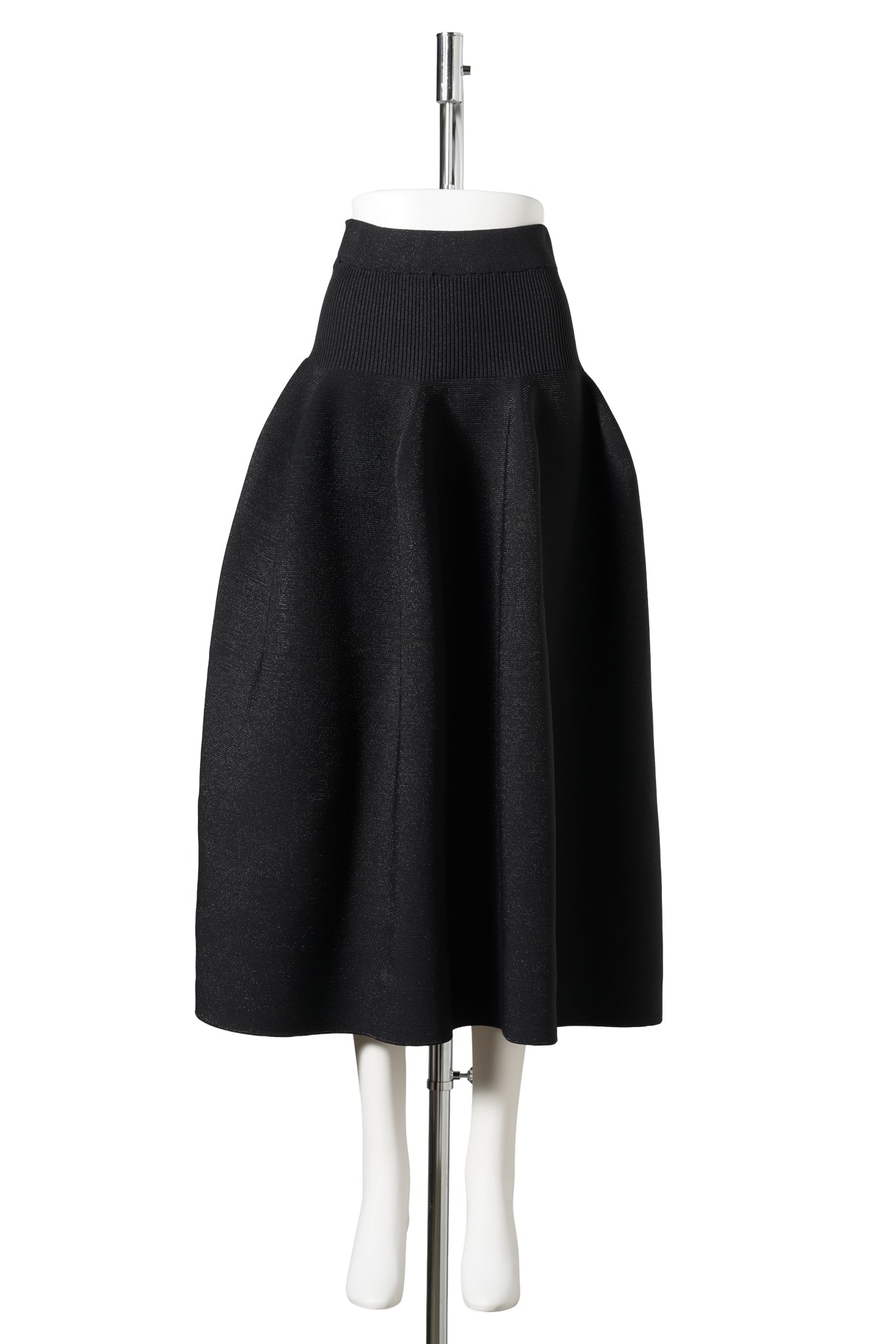 POTTERY GLITTER SKIRT / BLACK-BLACK