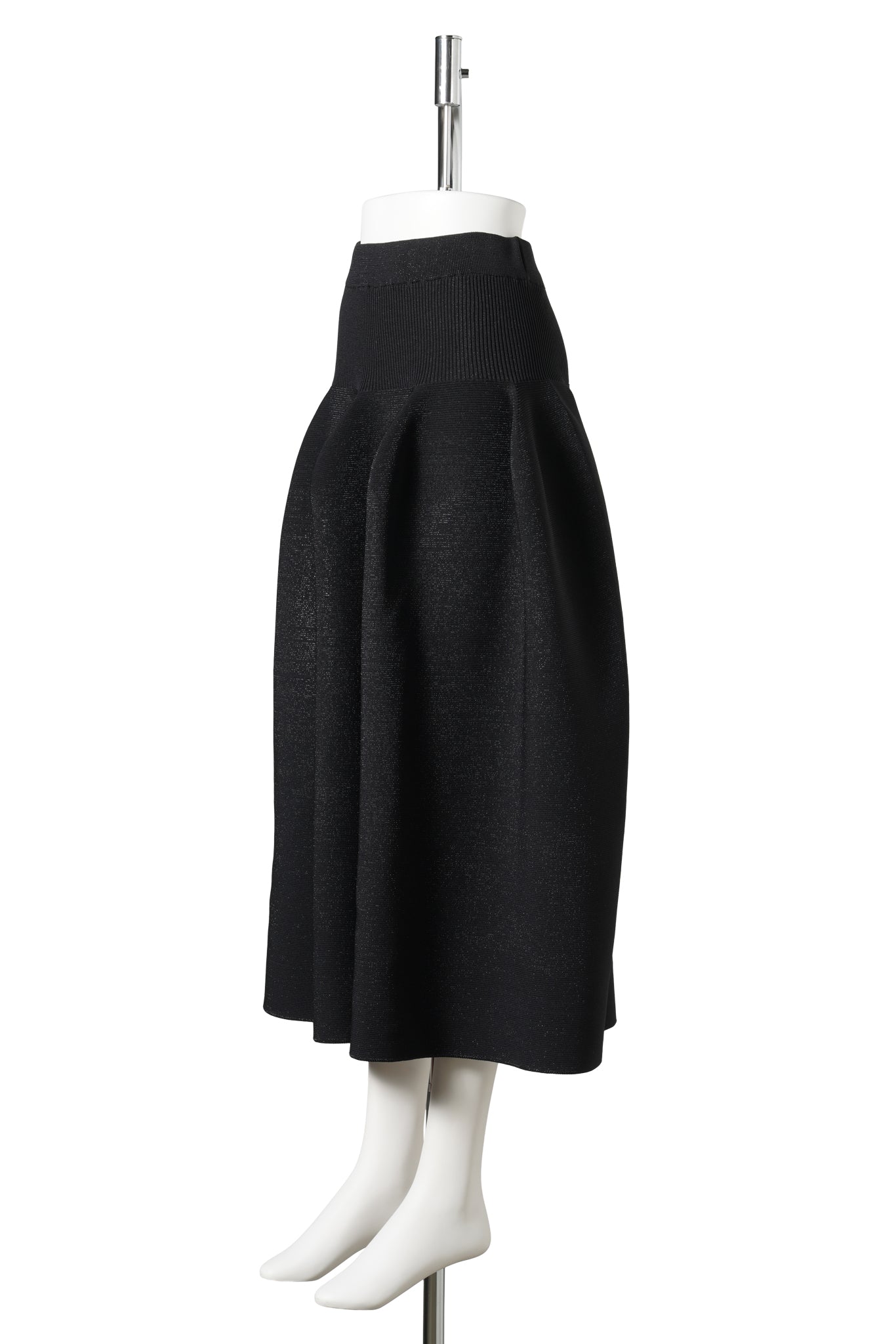 POTTERY GLITTER SKIRT / BLACK-BLACK