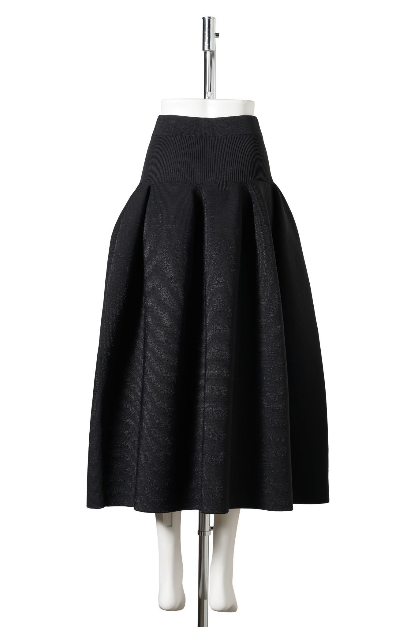 POTTERY GLITTER SKIRT / BLACK-BLACK