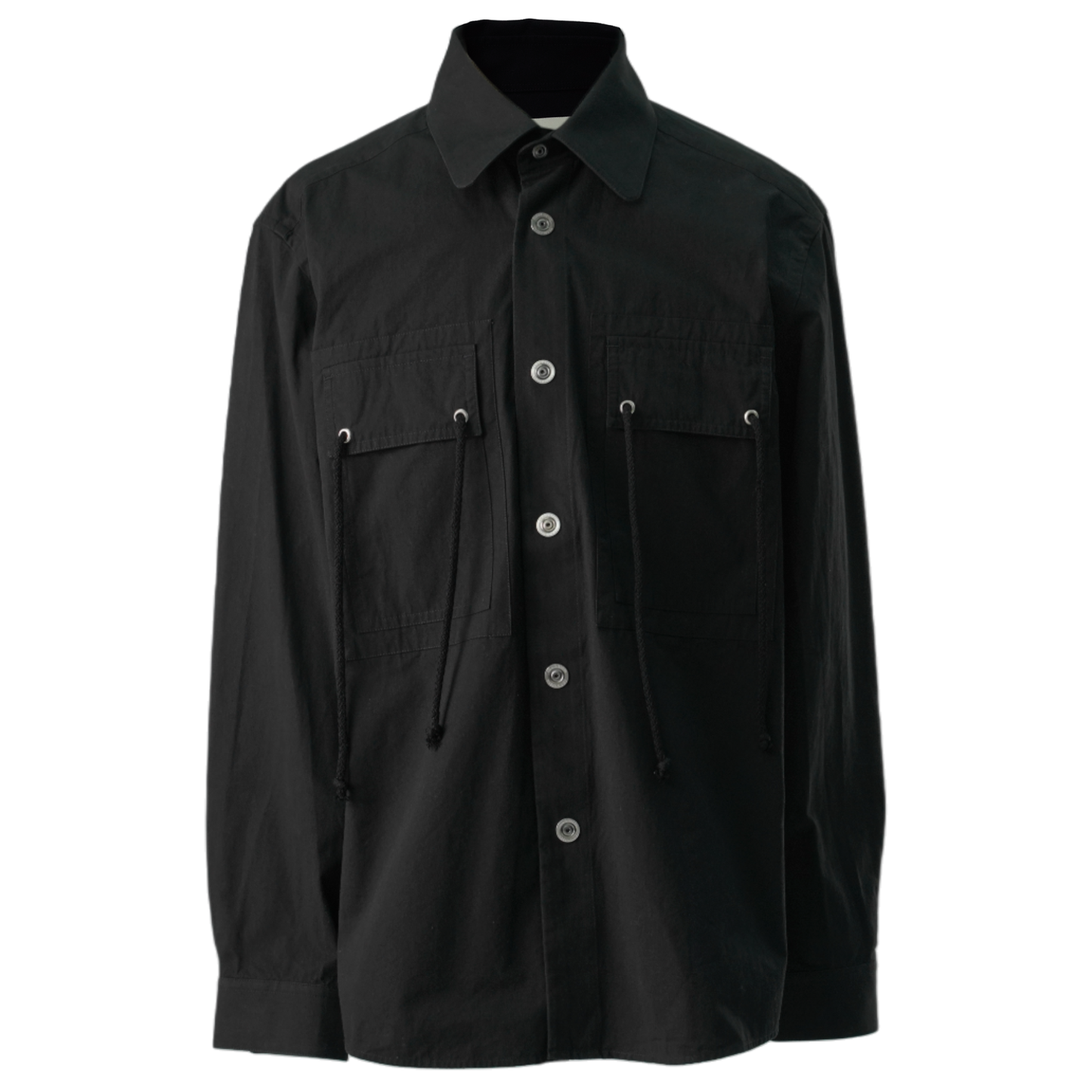 BLOCK OVERSHIRT / BLACK