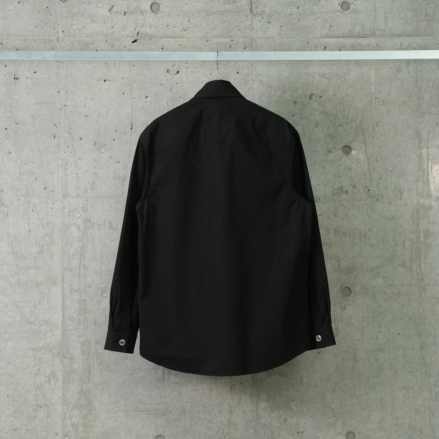 BLOCK OVERSHIRT / BLACK