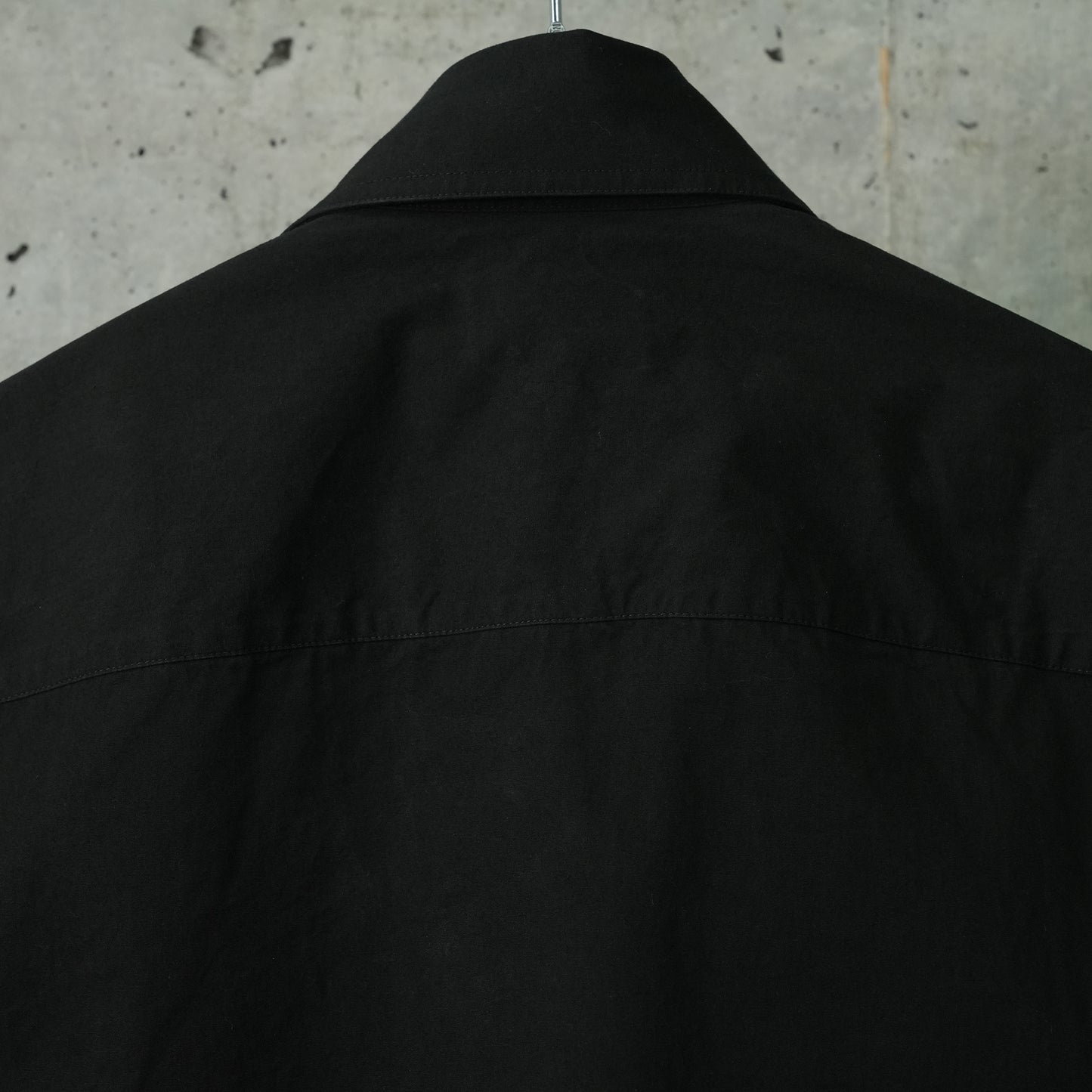 BLOCK OVERSHIRT / BLACK