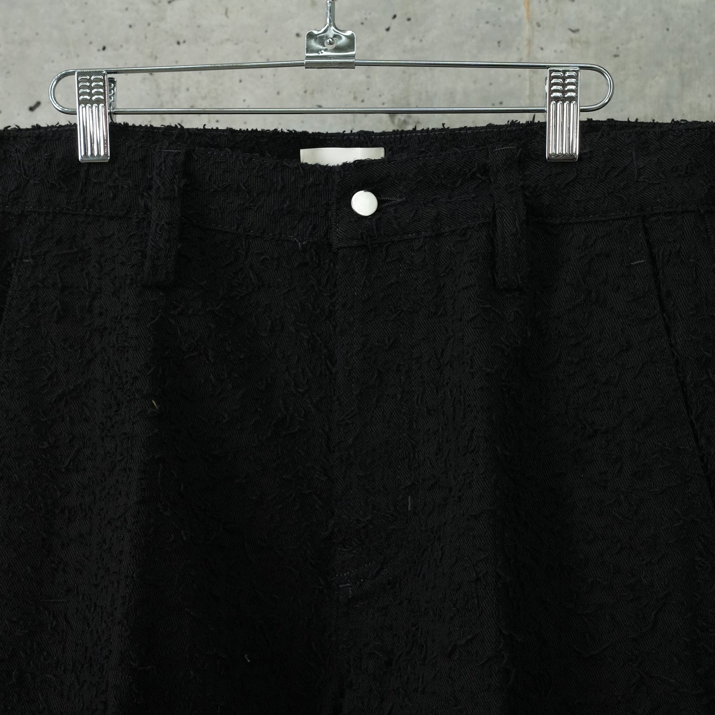 TOWEL TROUSER / BLACK