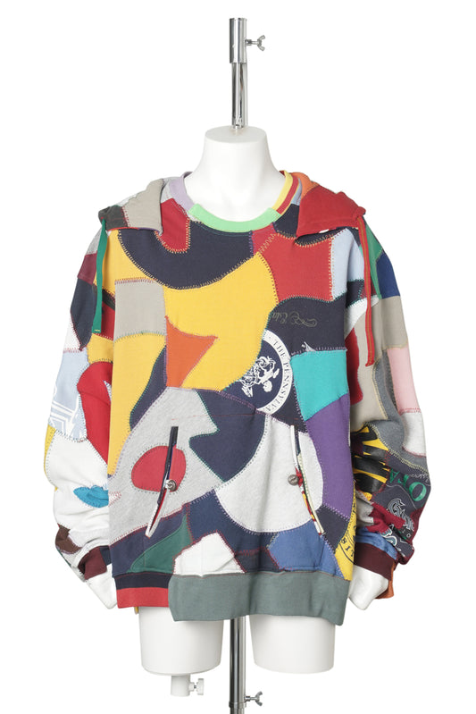 PATCHWORK HOODIE / MULTI