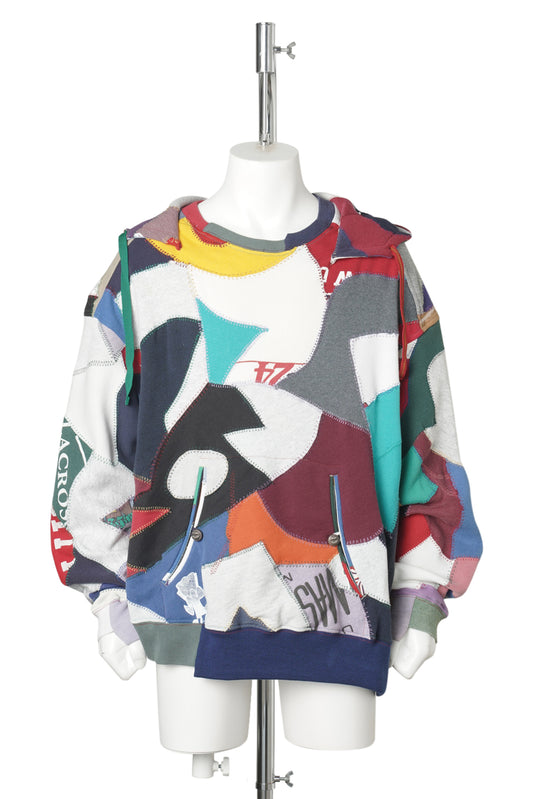 PATCHWORK HOODIE / MULTI