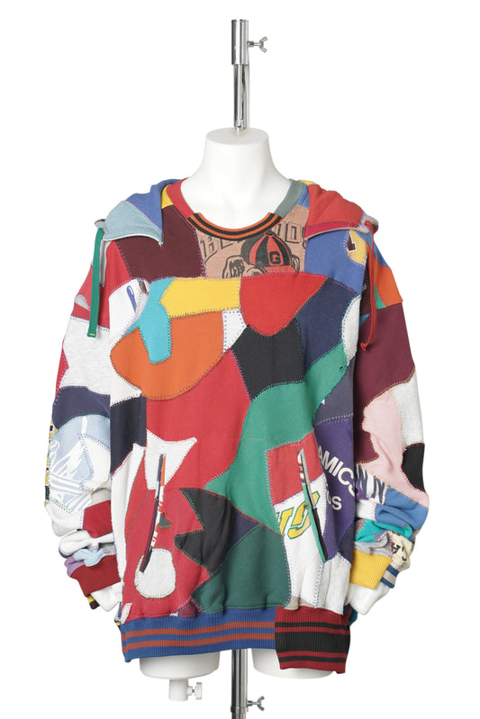 PATCHWORK HOODIE / MULTI