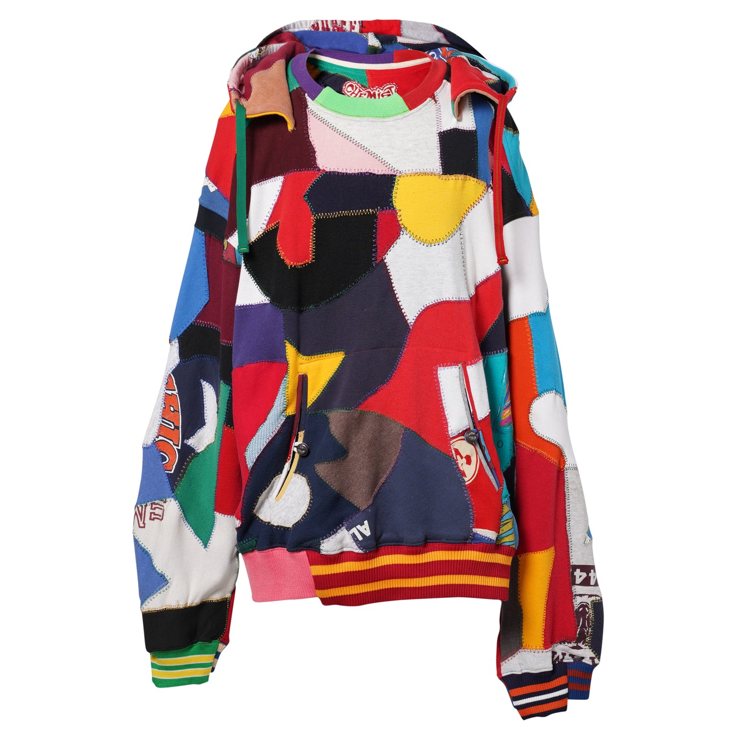 PATCHWORK HOODIE / MULTI