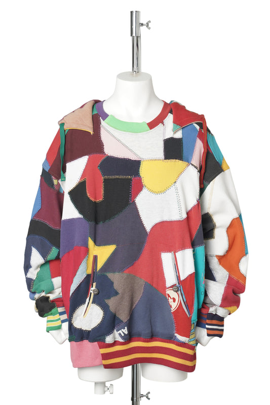 PATCHWORK HOODIE / MULTI