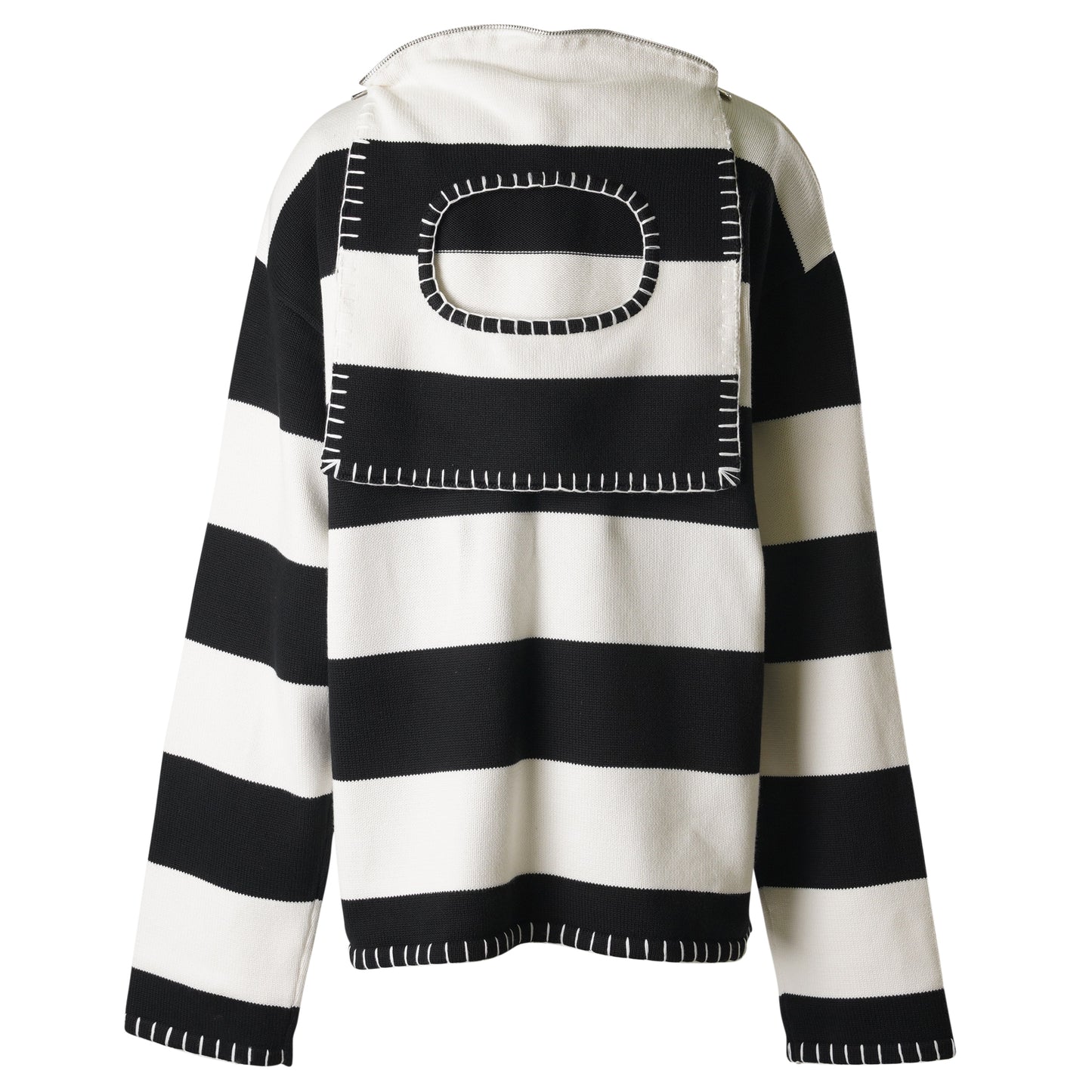 BOO JUMPER / BLACK/WHITE