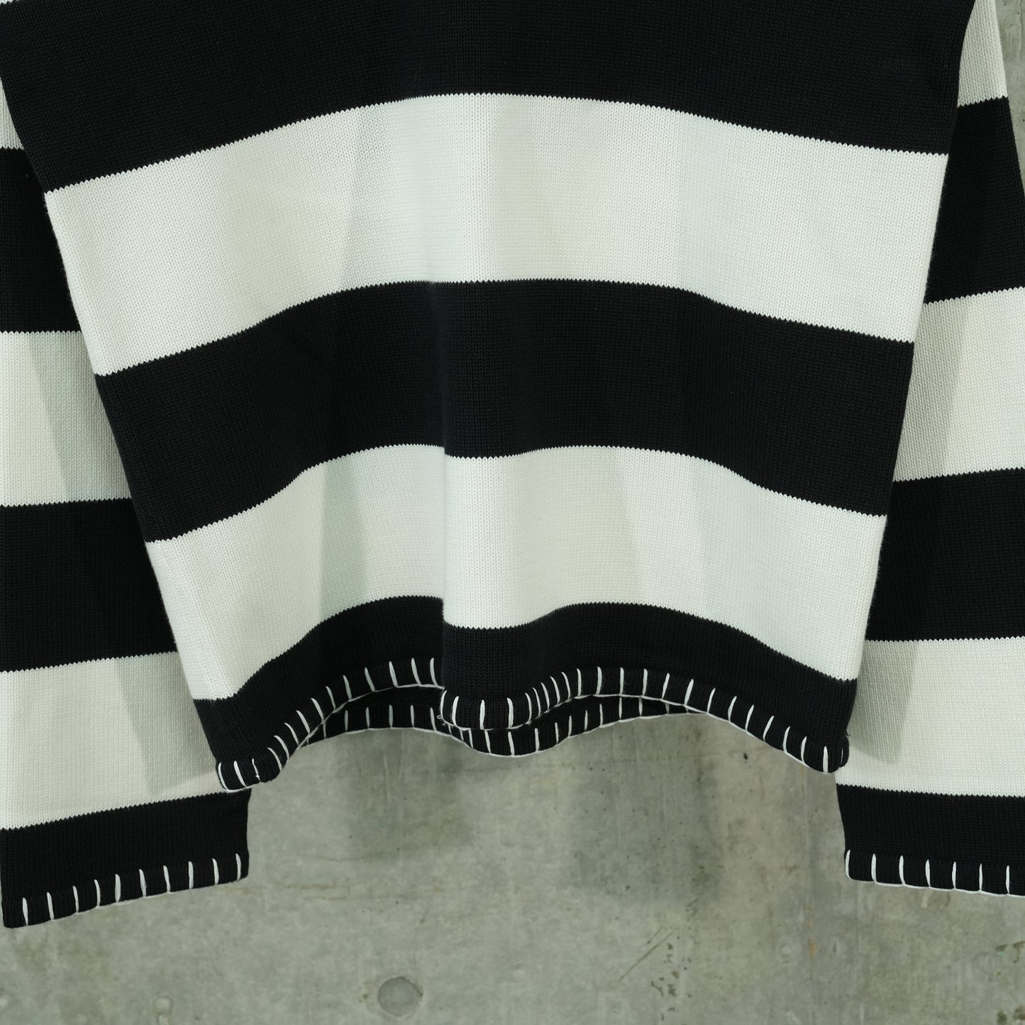 BOO JUMPER / BLACK/WHITE