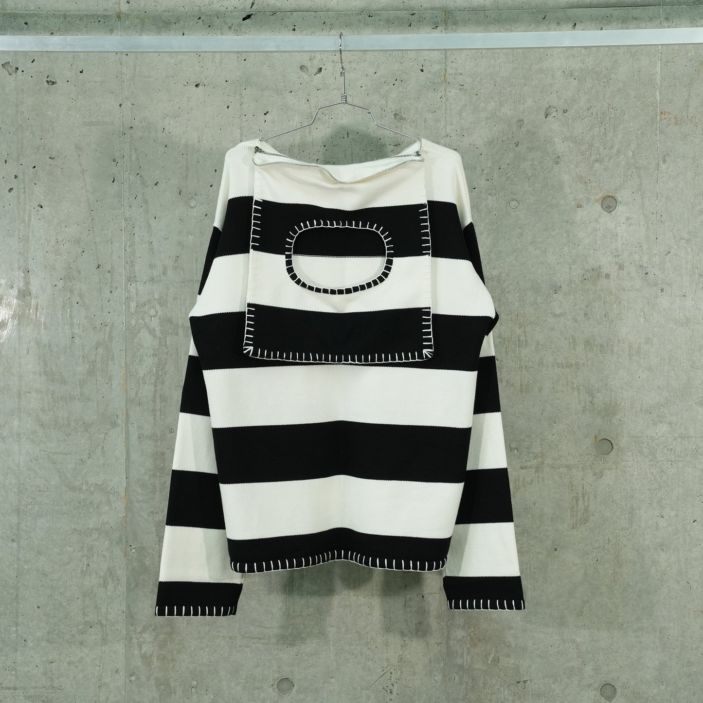 BOO JUMPER / BLACK/WHITE