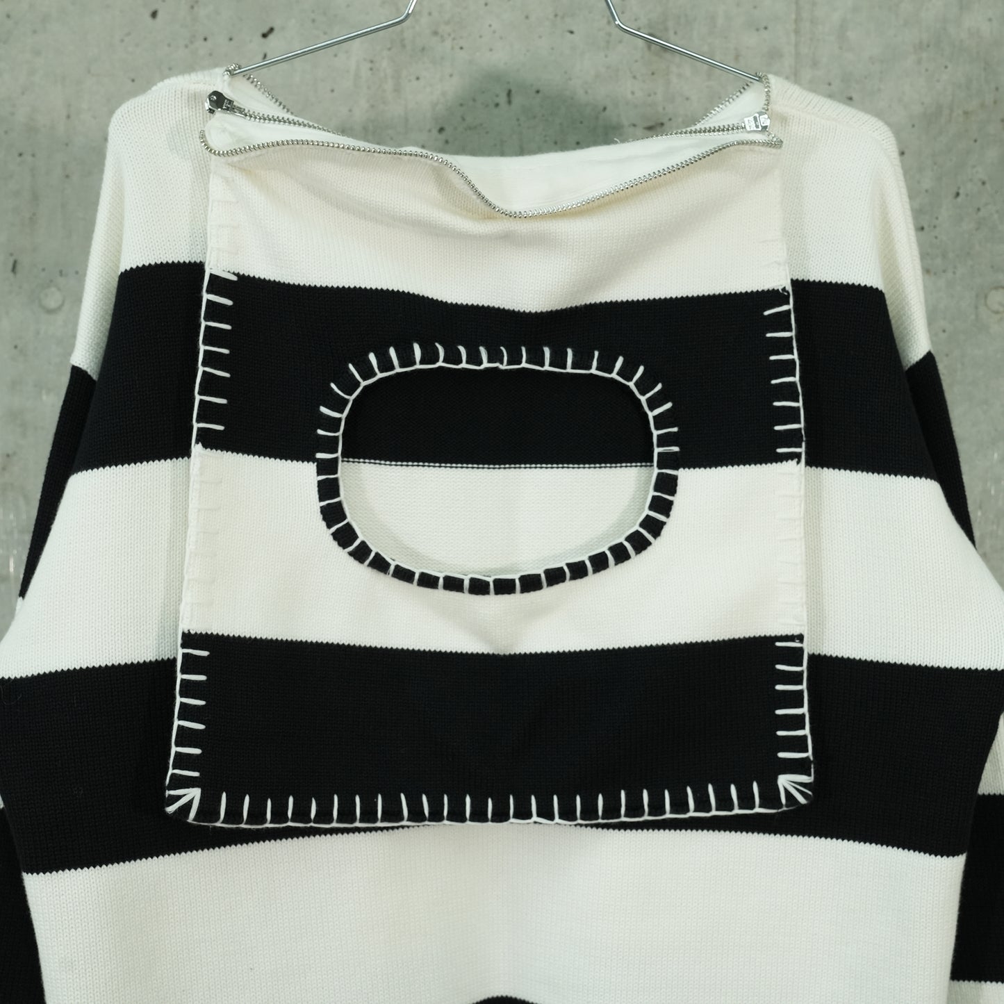 BOO JUMPER / BLACK/WHITE