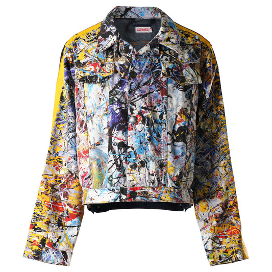 ART DENIM JACKET / MULTI