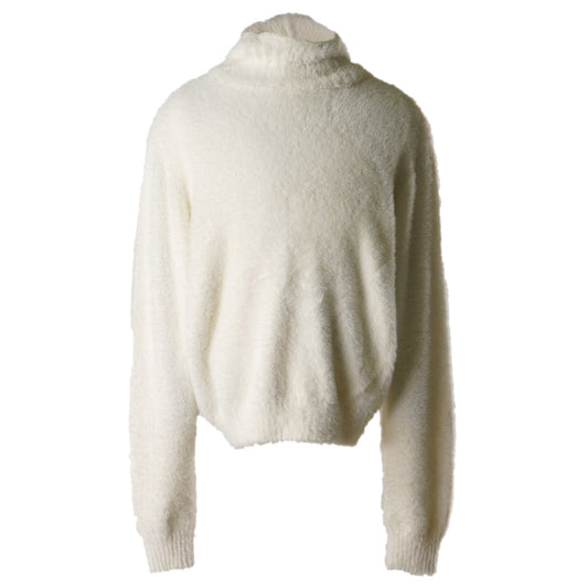 FLUFFY EARS BALACLAVA JUMPER / WHITE