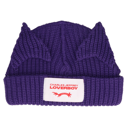 CHUNKY EARS BEANIE / PURPLE
