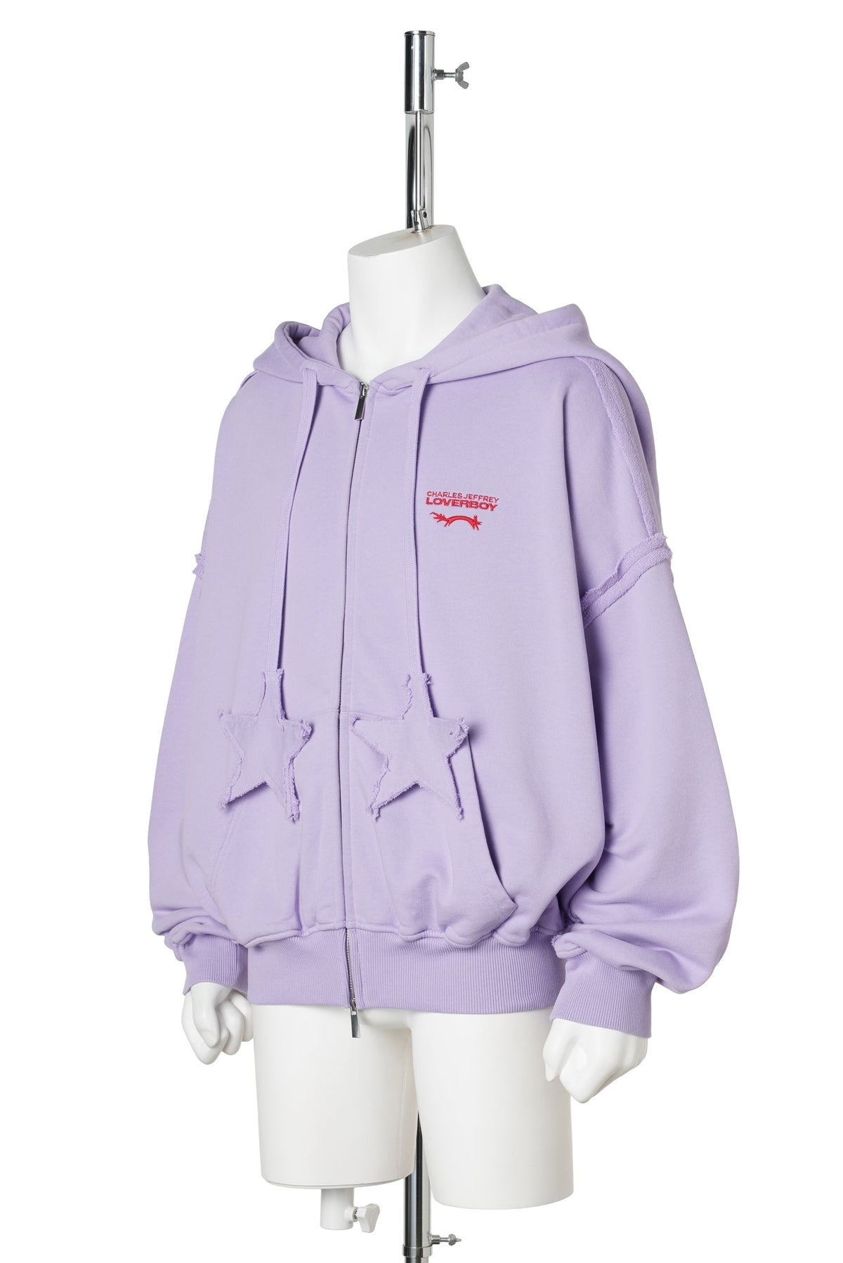 STAR HOODY / KNITTED LILAC