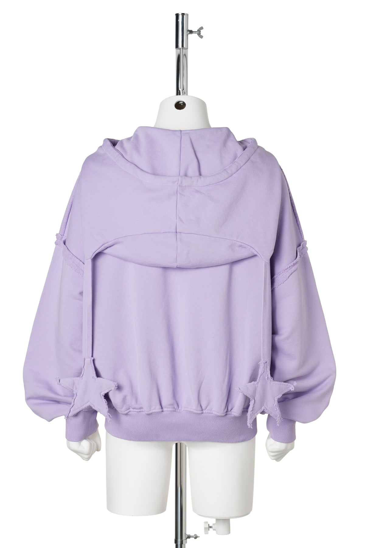 STAR HOODY / KNITTED LILAC
