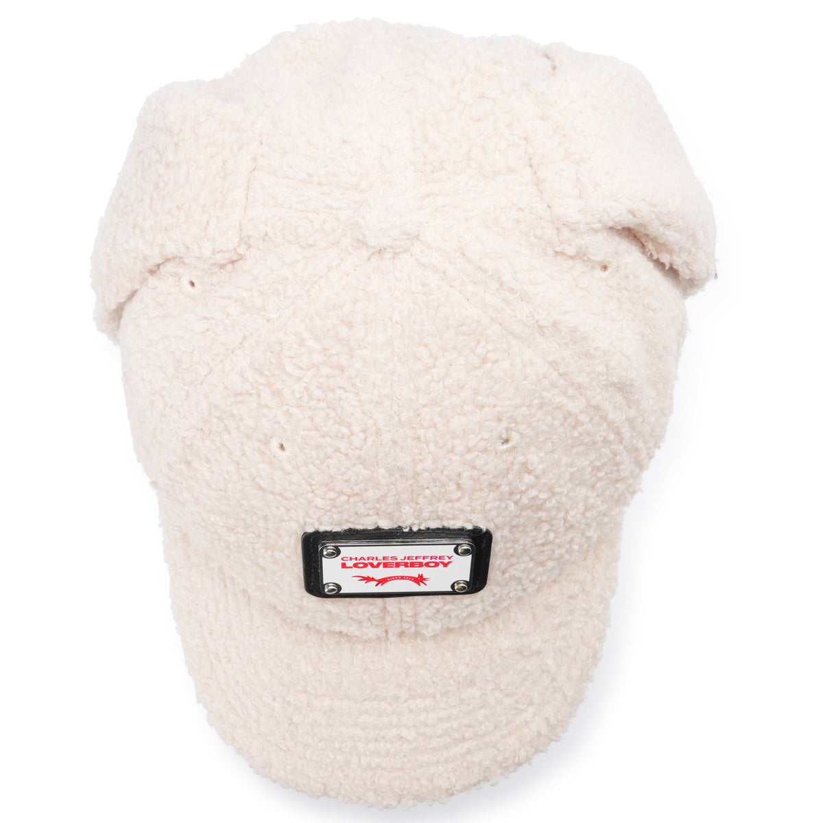 TEDDY RABBIT CAP / WOVEN ECRU