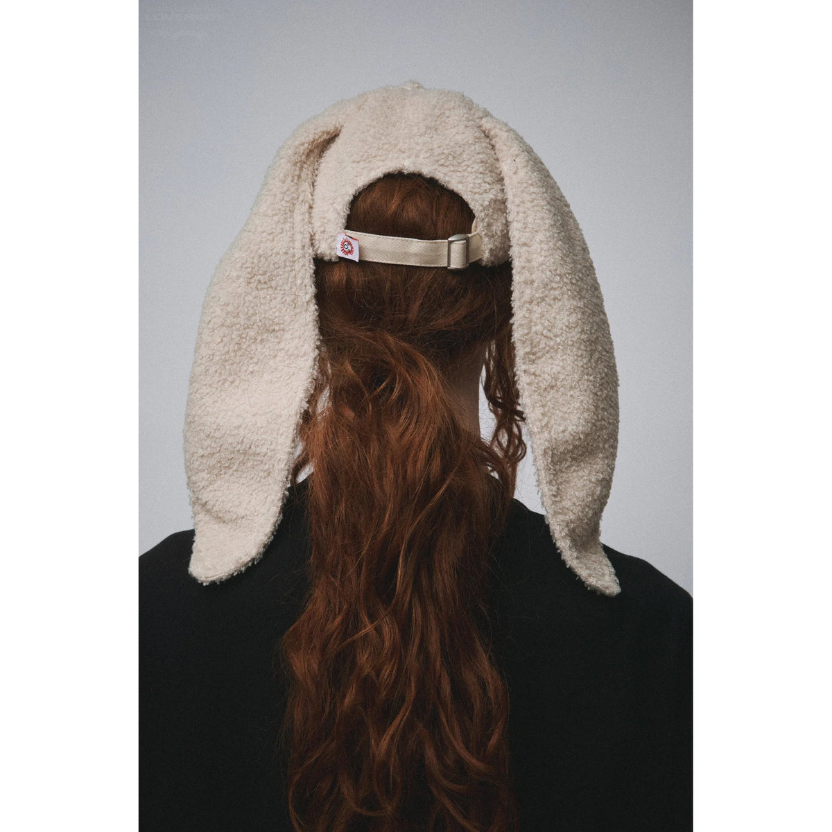 TEDDY RABBIT CAP / WOVEN ECRU