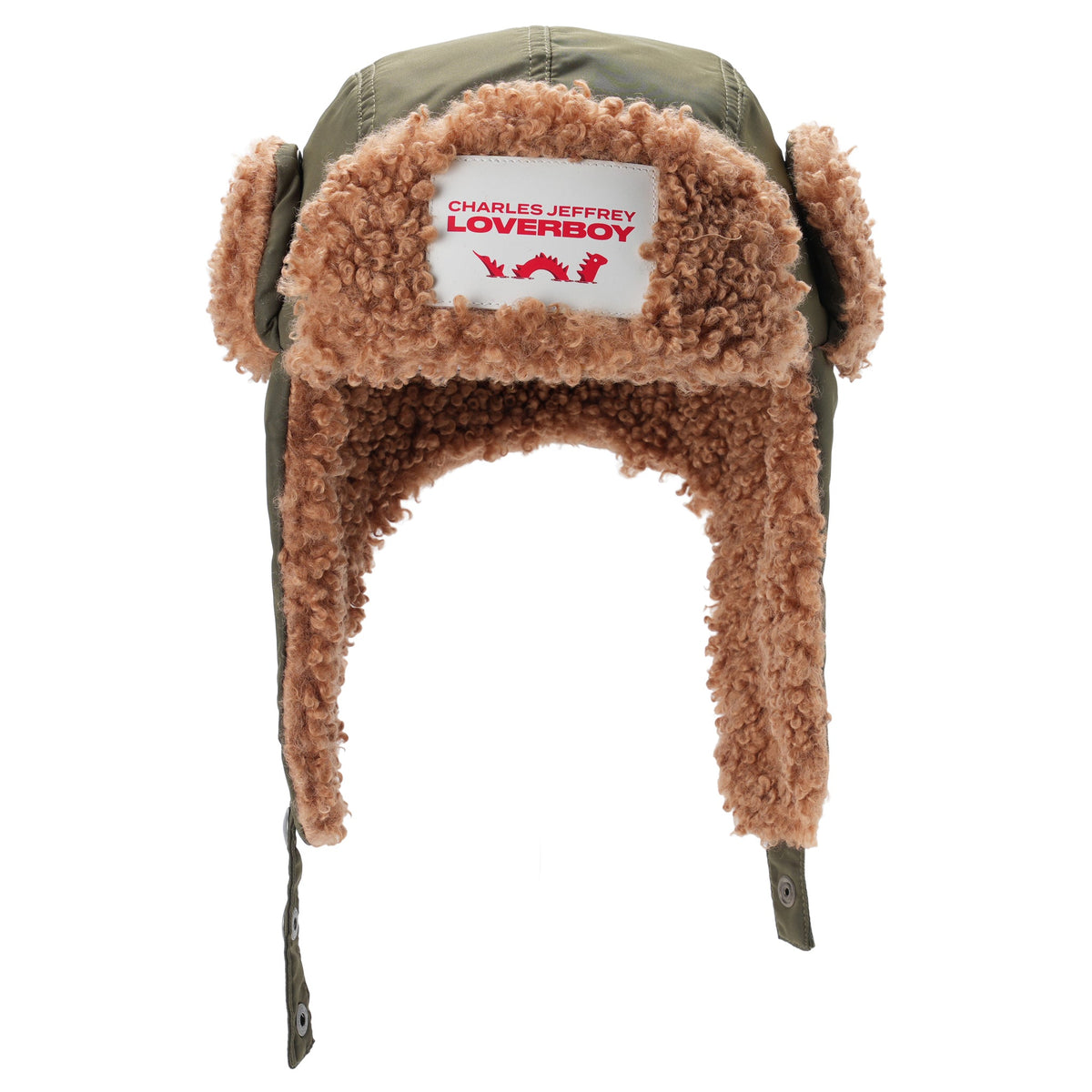 TRAPPER HAT / WOVEN KHAKI/BROWN