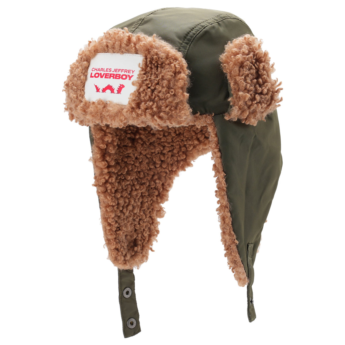 TRAPPER HAT / WOVEN KHAKI/BROWN